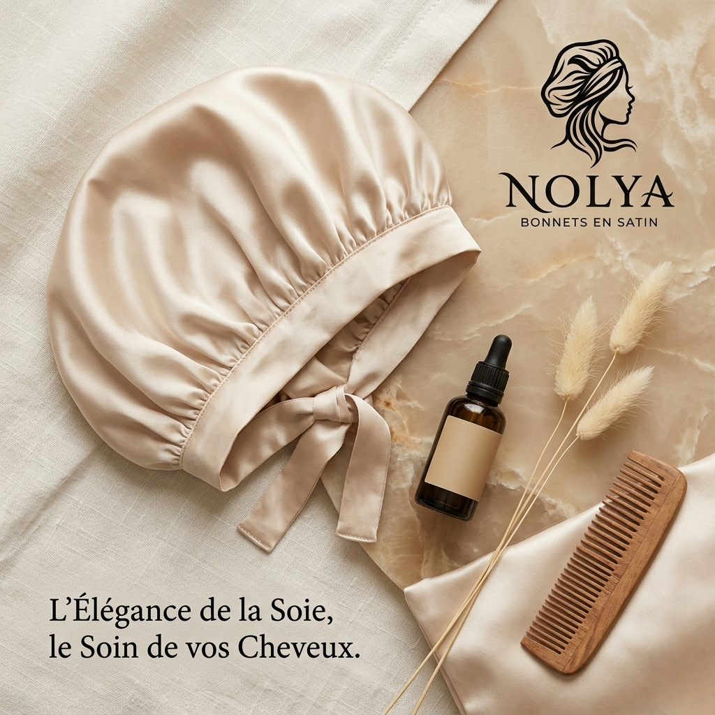 Bonnet en satin