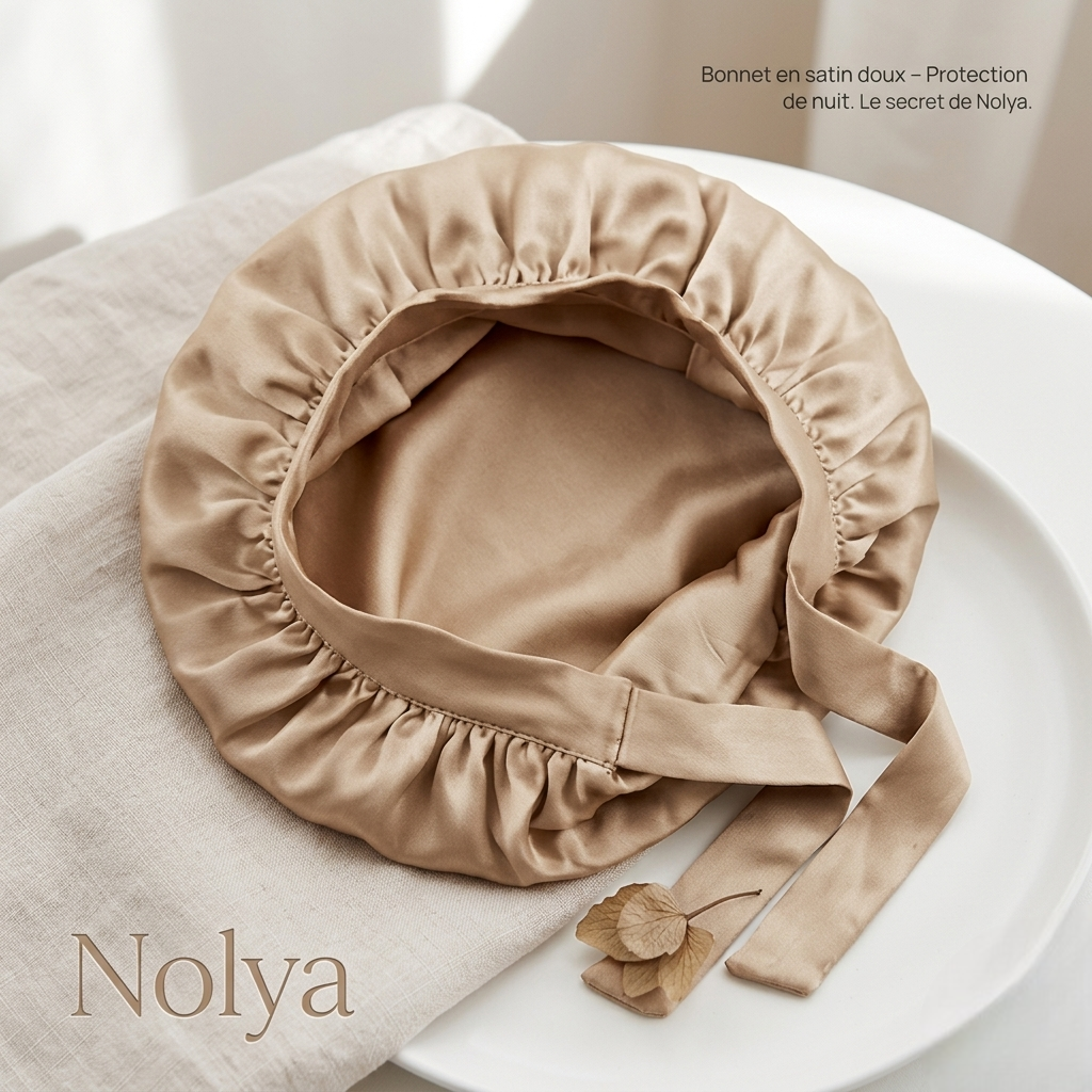 Bonnet en satin