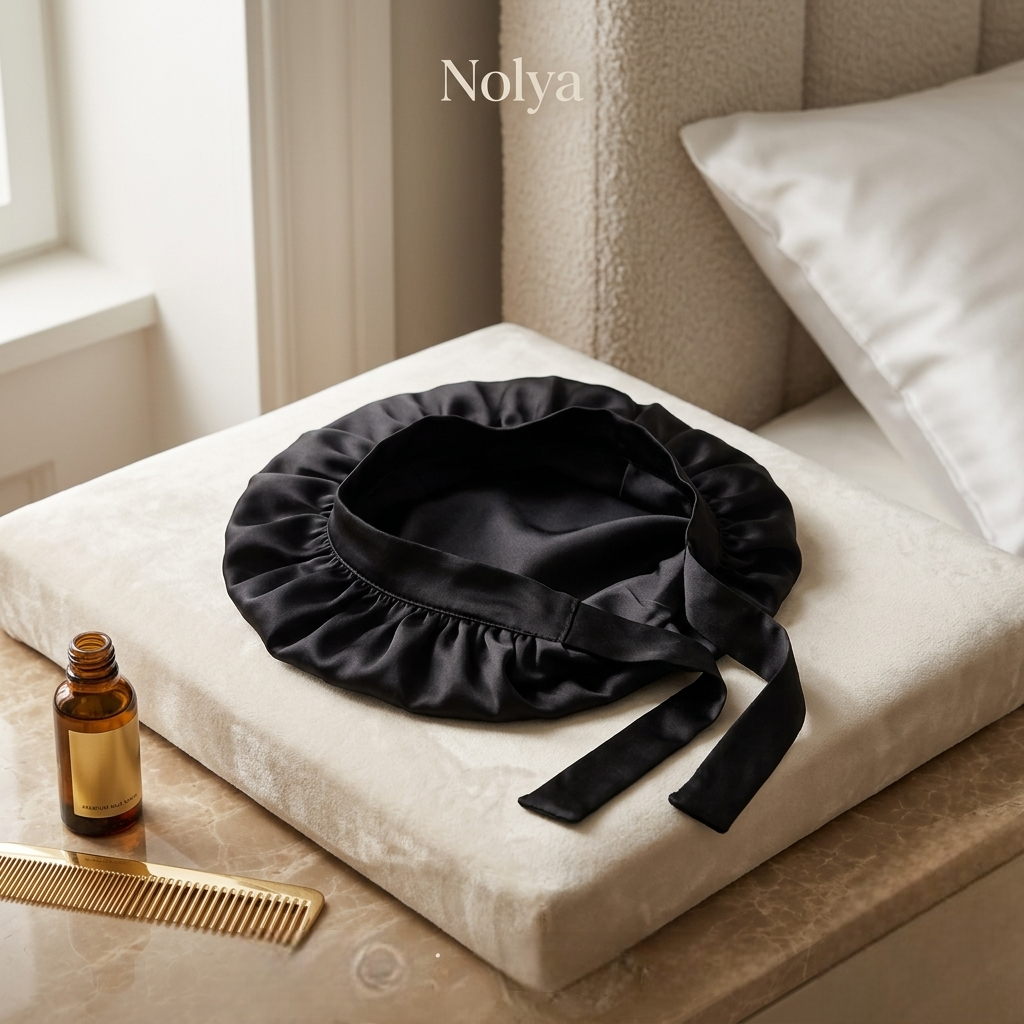 Bonnet en satin