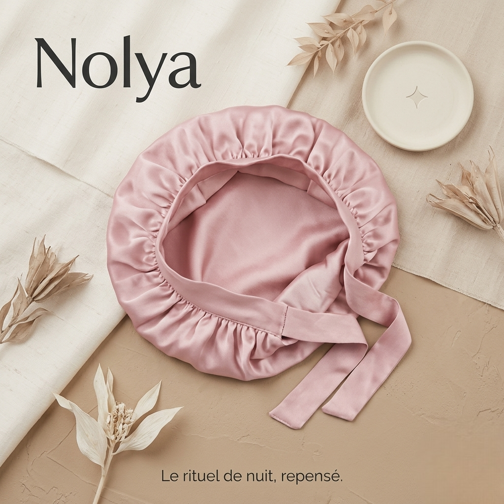 Bonnet en satin