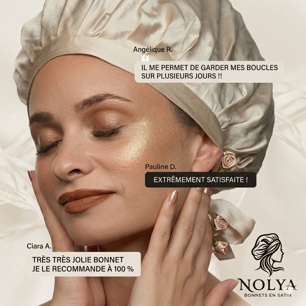 Bonnet en satin