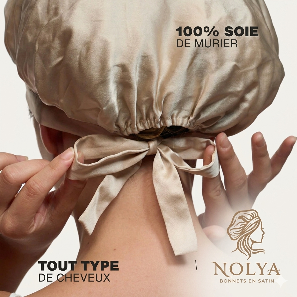 Bonnet en satin
